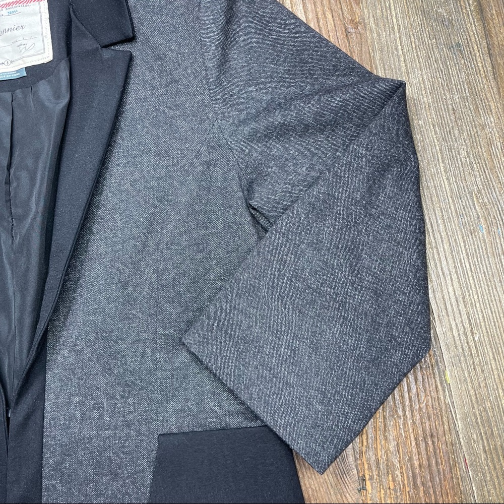 Anthropologie Cartonnier Gray Blazer Jacket Size 8 - Picture 4 of 11